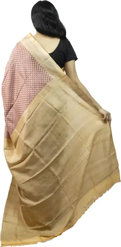 Printed Bollywood Pure Silk Saree  (Maroon)