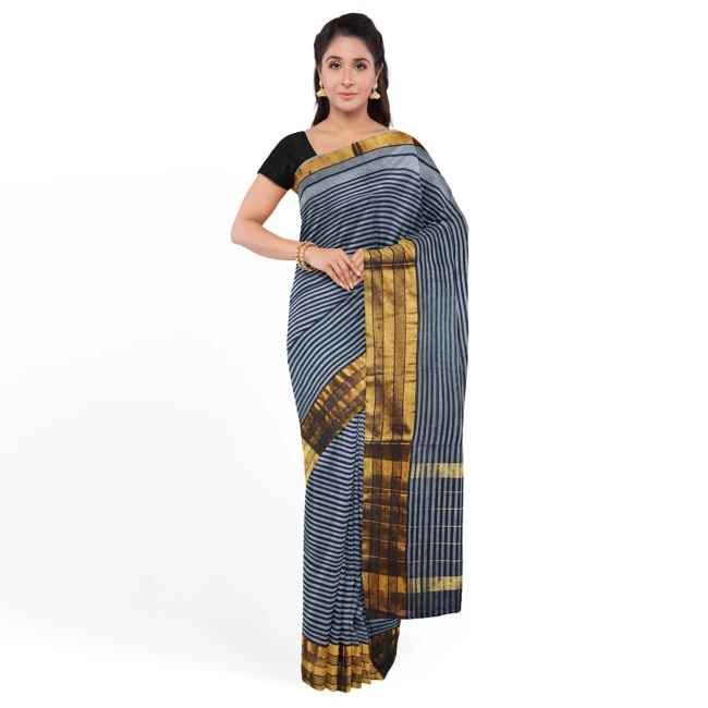 Tribes India Women’s Traditional Jerry Cotton Saree