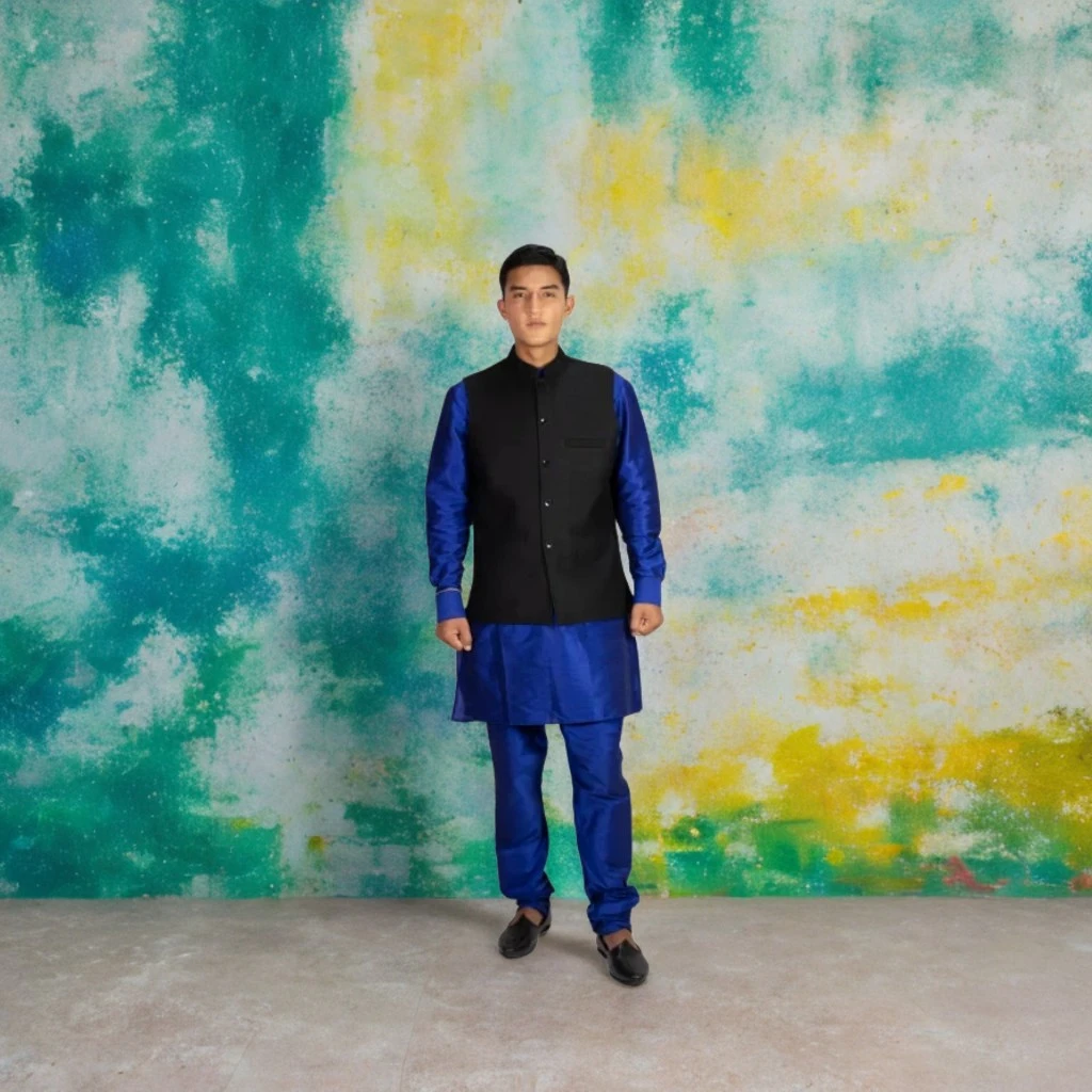 Fine Black Jacket Pasting